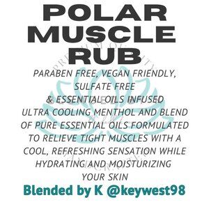 Blended by K Polar Muscle Rub ~ 8 oz